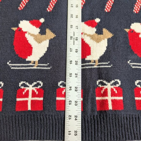 Novelty Women's Christmas Ugly Sweater Size US 8 Dark Navy - Picture 7 of 10